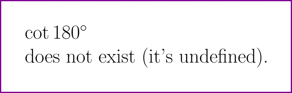 solved-what-is-the-exact-value-of-cotangent-of-180-degrees-cos-180