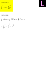 The antiderivative of x to the a (formula and example)