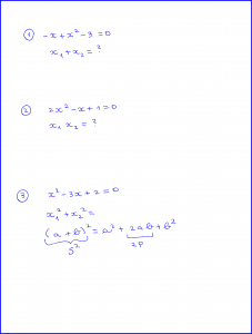 Vieta's Formulas For Second Degree Equations 1