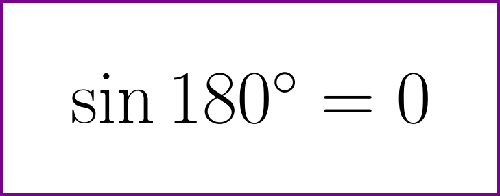  Solved What Is The Exact Value Of Sine Of 180 Degrees sin 180 