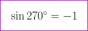 [Solved] What is the exact value of sine of 270 degrees? (sin 270 degrees)