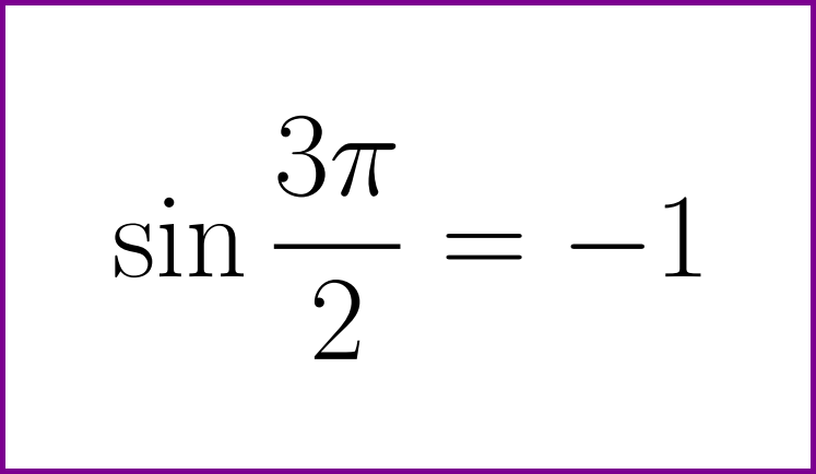  Solved What Is The Exact Value Of Sine Of 3 PI Over 2 Radians sin 3 