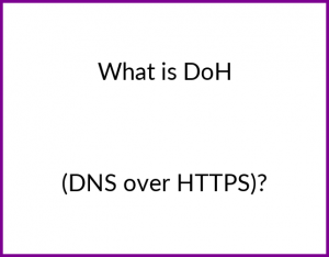 What is DoH (DNS over HTTPS)?