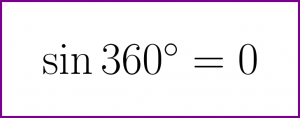 [Solved] What is the exact value of sine of 360 degrees? (sin 360 degrees)
