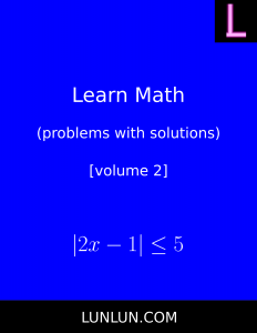 Learn Math (problems with solutions) [volume 2] cover