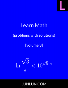 Learn Math (problems with solutions) [volume 3] cover